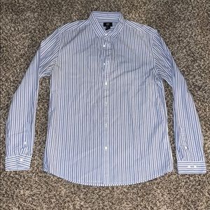Blue Striped Dress Shirt